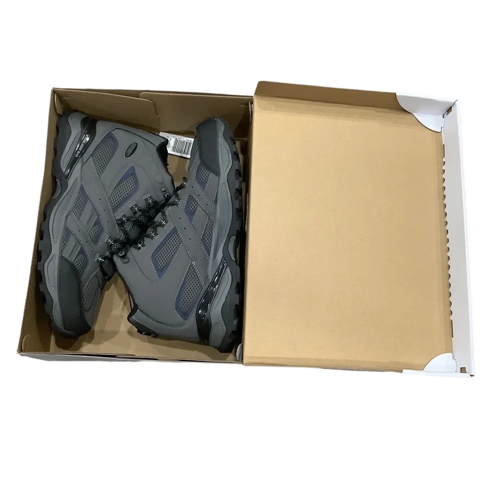Men’s KHOMBU Luke Hikers 11 Shoe Boots Gray Memory Foam Durable Outsole NWT - Picture 3 of 8